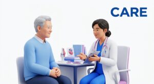 의사와 환자의 상담 및 케어 시각화